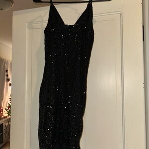 black homecoming dress